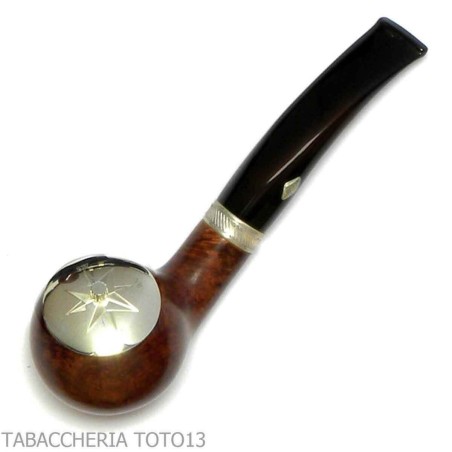 Pequeña cubierta plateada brebbia per pipas - Accesorios para pipas de tabaco