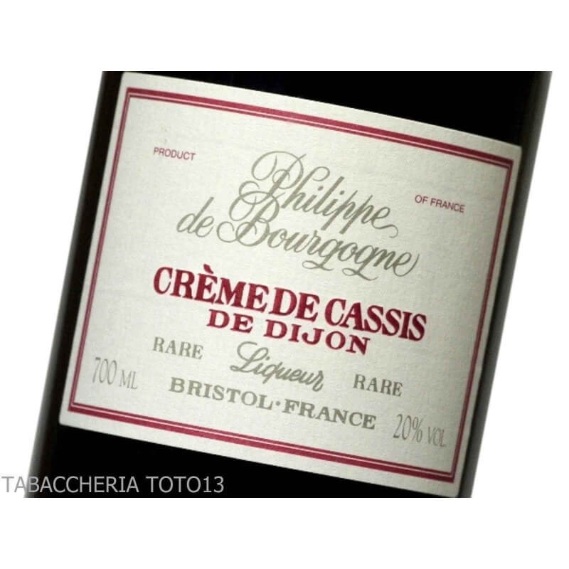 Creme De Cassis De Dijon By Philippe De Bourgogne 20% Cl.70 - PHILIPPE DE BOURGOGNE