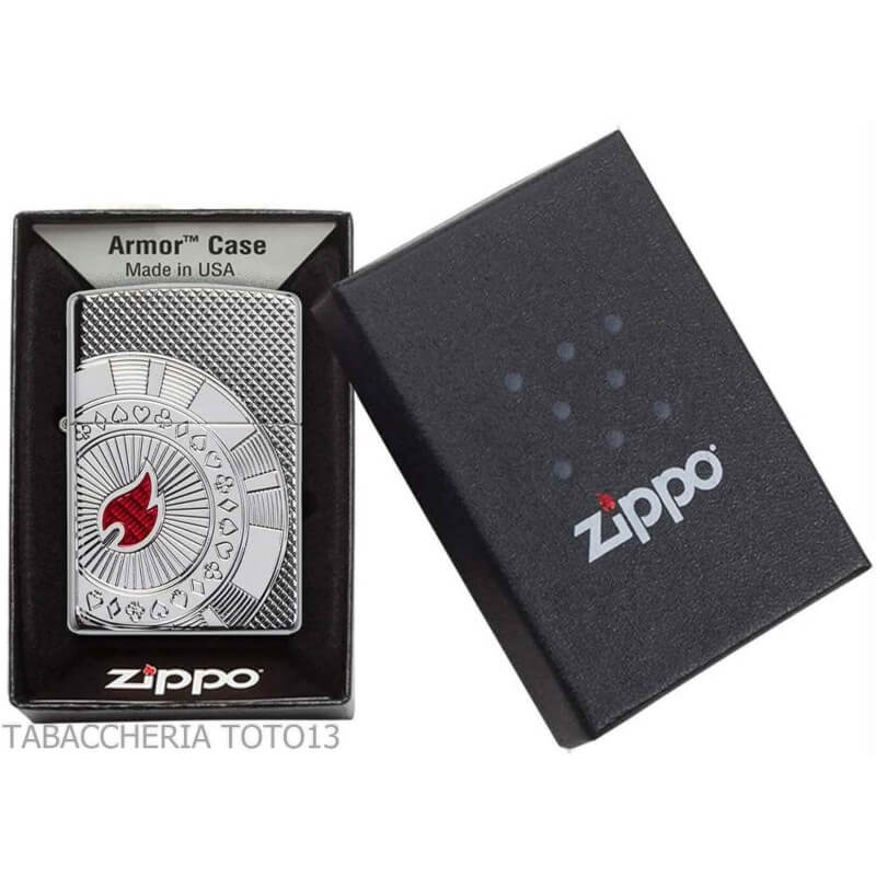Zippo armor poker chip design - Zippo