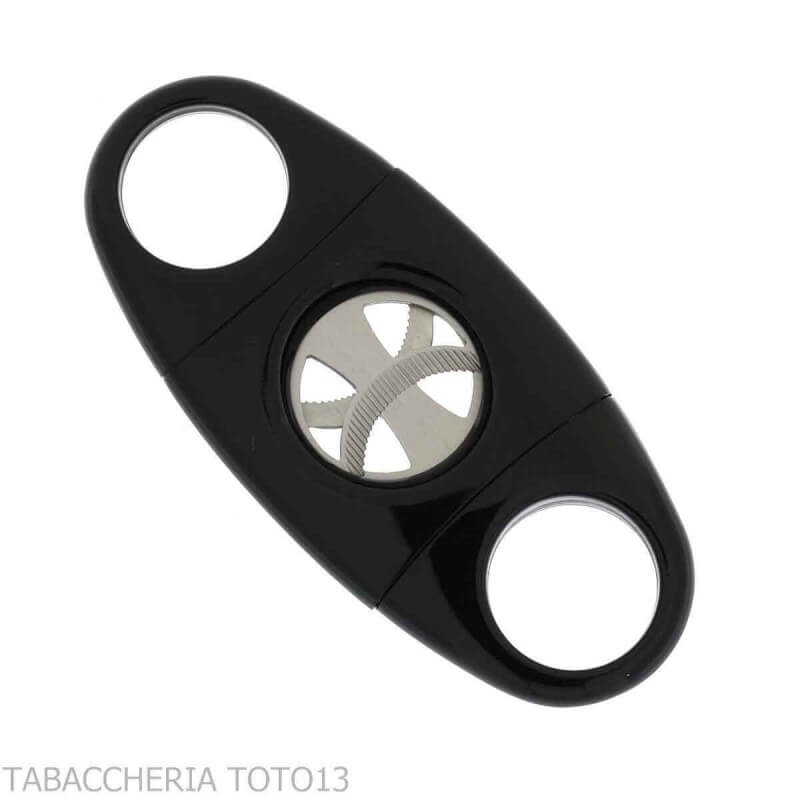 Lubinski cigar cutter double blade 58 ring rounded black