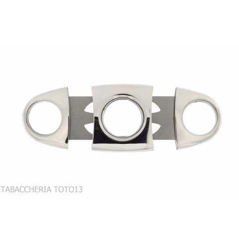 Double blade skeleton cigar cutter mm 26 with serrated blades - Accessories Cigar