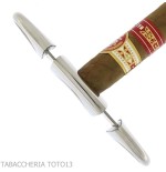 Double blade skeleton cigar cutter mm 26 with serrated blades - Accessories Cigar