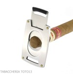 Coupe-cigare guillotine ultra fin en métal satiné - Accessoires Cigare - Métal
