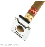 Coupe-cigare guillotine ultra fin en métal satiné - Accessoires Cigare - Métal