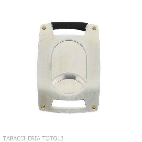Coupe-cigare guillotine ultra fin en métal satiné - Accessoires Cigare - Métal