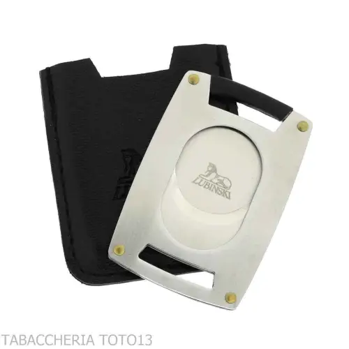 Cortador de cigarros de guillotina ultra delgado en metal satinado - Accesorios Del Cigarro