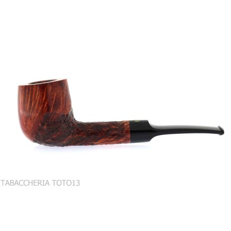 Crown Viking billiard partially rustic - Tobacco Pipes - Natural root