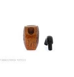 Vest Pocket stand up Epica Pipe à tabac en bruyère légèrement sablée - Pipe Pour le Tabac - Racine naturelle