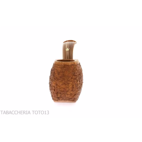 Vest Pocket stand up Celtique en bruyère rustique légère - Pipe Pour le Tabac - Racine naturelle
