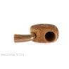 Vest Pocket stand up Celtica in radica rusticata chiara - Fiamma di Re di Andrea Pascucci