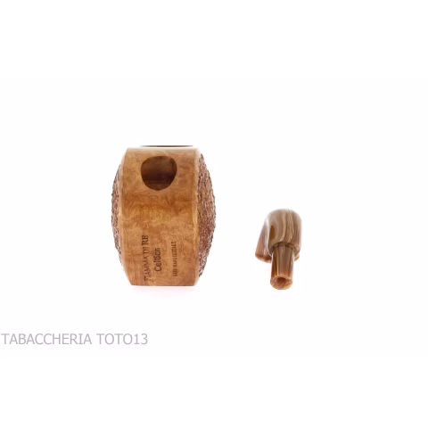 Vest Pocket stand up Celtique en bruyère rustique légère - Pipe Pour le Tabac - Racine naturelle