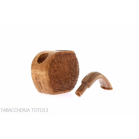 Vest Pocket stand up Celtique en bruyère rustique légère - Pipe Pour le Tabac - Racine naturelle