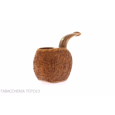 Vest Pocket stand up Celtique en bruyère rustique légère - Pipe Pour le Tabac - Racine naturelle