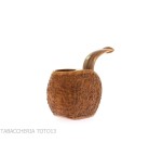Vest Pocket stand up Celtique en bruyère rustique légère - Pipe Pour le Tabac - Racine naturelle
