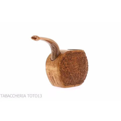 Vest Pocket stand up Celtique en bruyère rustique légère - Pipe Pour le Tabac - Racine naturelle