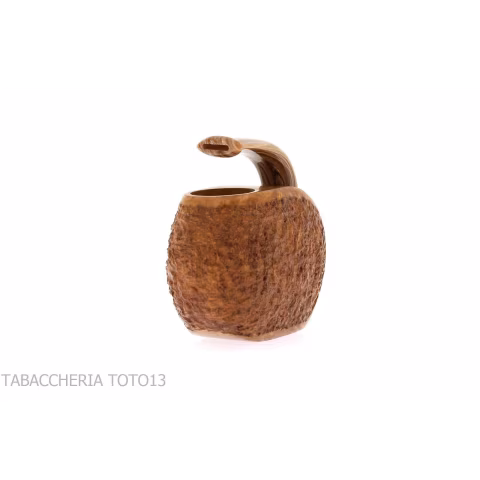 Vest Pocket stand up Celtique en bruyère rustique légère - Pipe Pour le Tabac - Racine naturelle