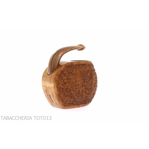 Vest Pocket stand up Celtique en bruyère rustique légère - Pipe Pour le Tabac - Racine naturelle