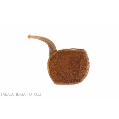 Vest Pocket stand up Celtique en bruyère rustique légère - Pipe Pour le Tabac - Racine naturelle