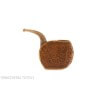 Vest Pocket stand up Celtica in radica rusticata chiara - Fiamma di Re di Andrea Pascucci
