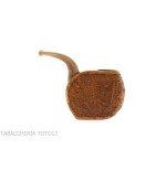 Vest Pocket stand up Celtique en bruyère rustique légère - Pipe Pour le Tabac - Racine naturelle