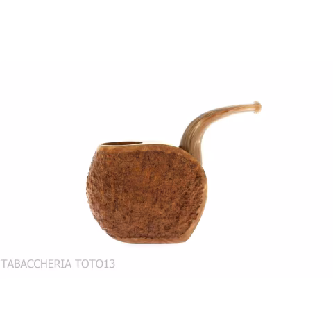Vest Pocket stand up Celtique en bruyère rustique légère - Pipe Pour le Tabac - Racine naturelle
