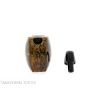 Vest Pocket stand up Fiamma di Re in shiny briar - Tobacco Pipes - Natural root