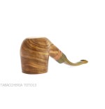 Bent billiard pipa de olivo por Tom Spanu - Pipas de Tabaco