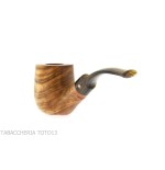 Bent billiard pipa de olivo por Tom Spanu - Pipas de Tabaco