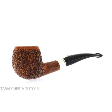 Le canard pipe pour le tabac Apple courbe Bruyère rustique - Pipe Pour le Tabac - Racine naturelle