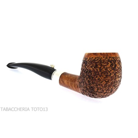 Le canard pipe pour le tabac Apple courbe Bruyère rustique - Pipe Pour le Tabac - Racine naturelle