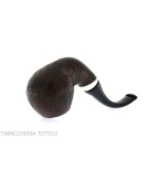 Fiamma di Re Tabakpfeife gebogen Shou sugi Ban Finish - Tabakpfeifen