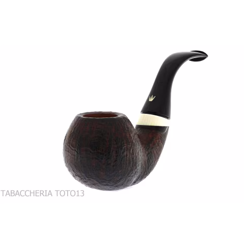 Fiamma di Re Tabakpfeife gebogen Shou sugi Ban Finish - Tabakpfeifen