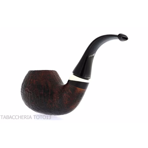Fiamma di Re bent Apple pipe Shou sugi Ban finish - Tobacco Pipes - Natural root