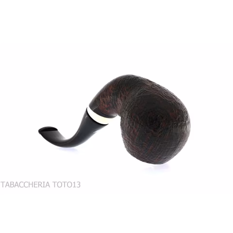 Fiamma di Re Tabakpfeife gebogen Shou sugi Ban Finish - Tabakpfeifen