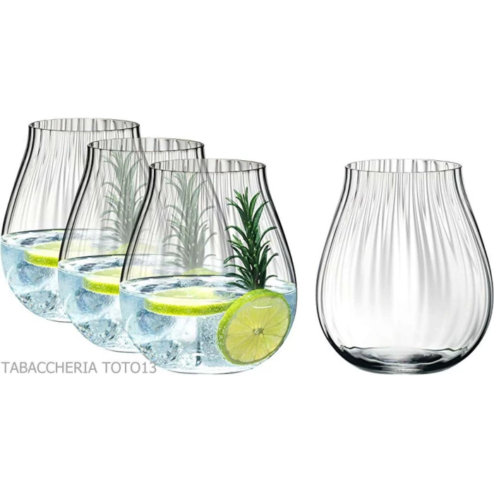 Gin Tonic Optical stemless glasses Riedel model 5515/67