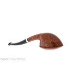 Fiamma di Re pipe bent Dublin shape oval in shiny briar - Tobacco Pipes - Natural root