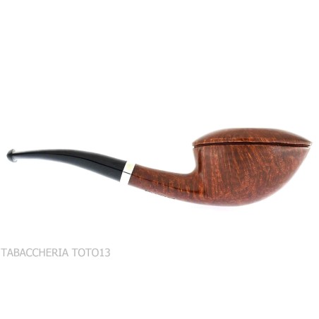 Pipa Fiamma di Re doblado en forma de Dublín ovalado en brezo brillante - Pipas de Tabaco