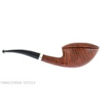 Pipa Fiamma di Re doblado en forma de Dublín ovalado en brezo brillante - Pipas de Tabaco