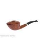 Pipa Fiamma di Re doblado en forma de Dublín ovalado en brezo brillante - Pipas de Tabaco