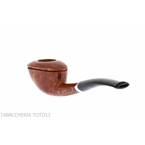 Fiamma di Re pipe bent Dublin shape oval in shiny briar - Tobacco Pipes - Natural root