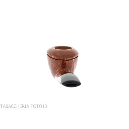 Pipa Fiamma di Re doblado en forma de Dublín ovalado en brezo brillante - Pipas de Tabaco
