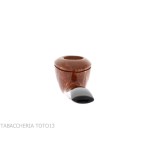 Fiamma di Re pipe bent Dublin shape oval in shiny briar - Tobacco Pipes - Natural root