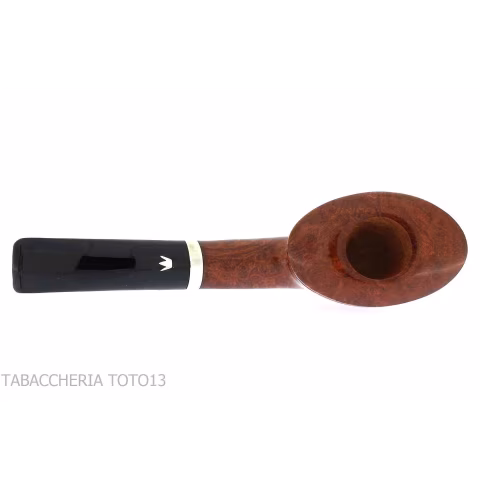 Fiamma di Re pipe bent Dublin shape oval in shiny briar - Tobacco Pipes - Natural root