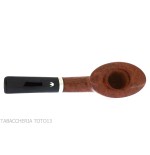Pipa Fiamma di Re doblado en forma de Dublín ovalado en brezo brillante - Pipas de Tabaco