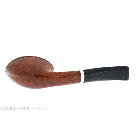 Pipa Fiamma di Re doblado en forma de Dublín ovalado en brezo brillante - Pipas de Tabaco