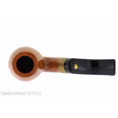 Mastro de Paja bent apple radica naturale media grado 4 curva con ghiera - Pipe