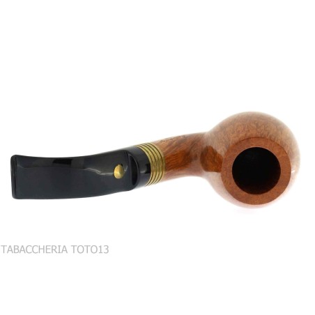 Mastro de Paja bent apple radica naturale media grado 4 curva con ghiera - Pipe