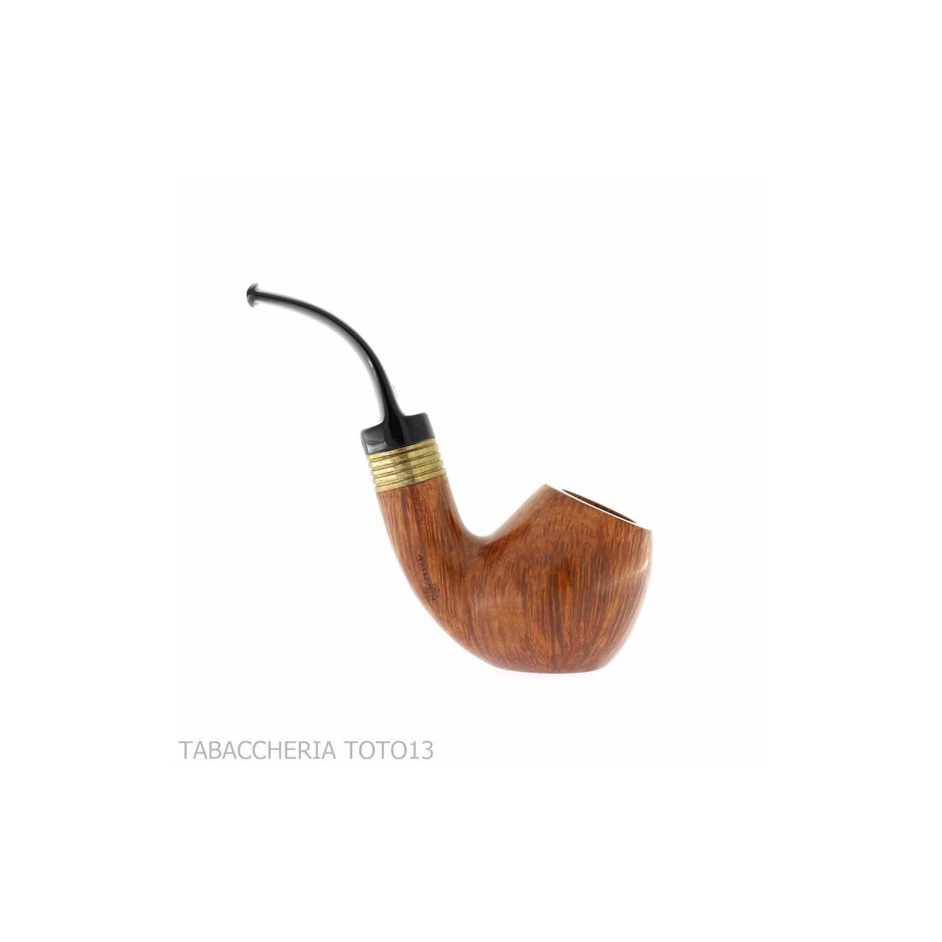 Mastro de Paja bent apple radica naturale media grado 4 curva con ghiera - Pipe
