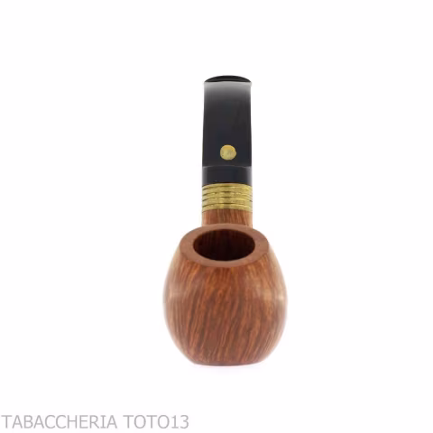 Mastro de Paja bent apple radica naturale media grado 4 curva con ghiera - Pipe