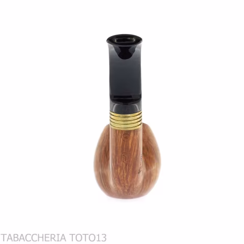 Mastro de Paja bent apple radica naturale media grado 4 curva con ghiera - Pipe